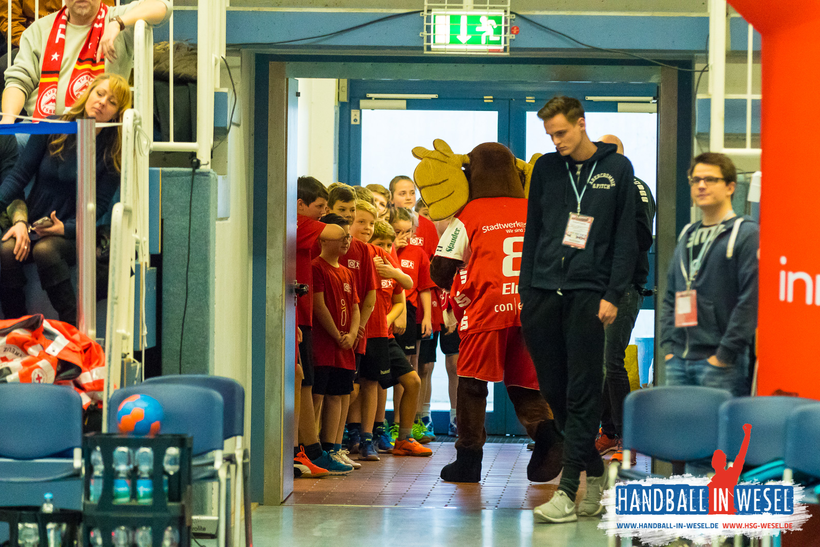 HSG Wesel E-Jugend / Einlaufkids TUSEM Essen 2017